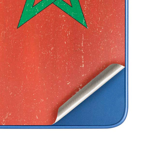 Morocco Flag Distressed Moto G Play 4G (2024) Skin